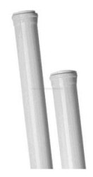 Trubka Ø 60 mm, délka 1000 mm, plastová pro KOndenzační kotle