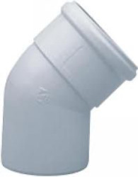 Koleno 45° Ø 80 mm, plastové pro KOndenzační kotle