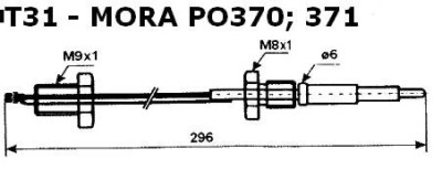 termočlánek MORA PO 370/371