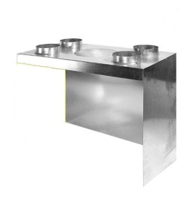 KRATKI Opláštění teplovzdušné  ZUZIA BS - levé 4 x  ø 125mm