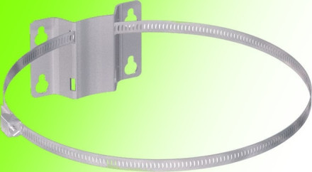 Konzola s páskem pro vertikální montáž, nádoba může být instalována připojením d