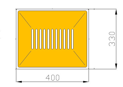 HAAS+SOHN Rošt velký 400 x 332 mm; ND 0020100050005 (9000001321)