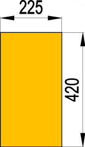 Příslušenství HAAS+SOHN Náhradní cihla 177 - šamot 30 x 225 x 420 (sada 2 kusy)
