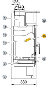 HAAS+SOHN: Clona dolní - volná (420x80x30); ND 0427415015010