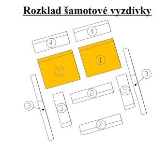 HAAS+SOHN: Cihla (sada 2 kusy) 30 x 220 x 230 mm; ND 0331415005501