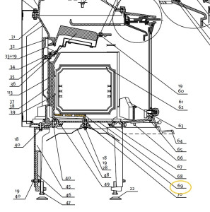 JOTUL Krytka sání vzduchu I 80 Maxi, I 500