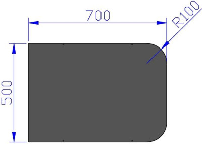 JOTUL podložka pro venkovní krb - 50 x 70 cm