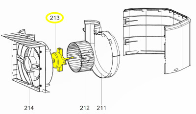 ARISTON FAN Motor (pro NUOS)