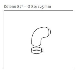 Oddymenie PROTHERM Koleno 87° – Ø 80/125 mm