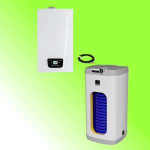 BAXI Sestava kotel Duo-tec Compact E 1.24 + bojler 100 litrů + čidlo NTC