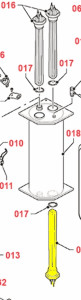 PROTHERM RAY 6-28 těleso 3 kW s vodiči