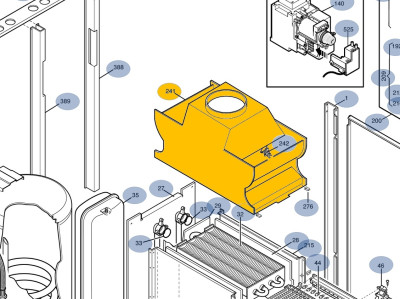 BAXI Přerušovač tahu; ND 5634870